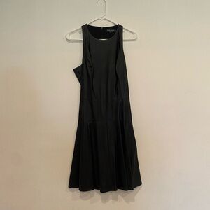 Ralph Lauren Faux Leather Black Dress Size 6